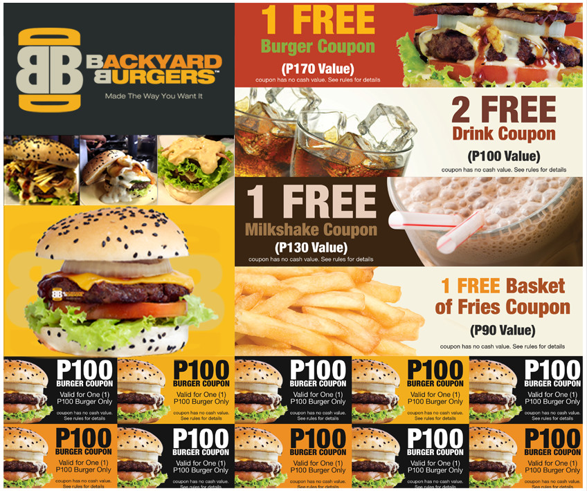 Backyard Burger Coupon
 Backyard Burgers Elite