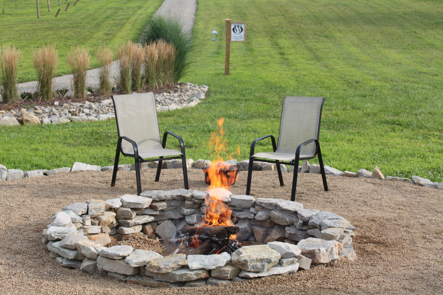 Backyard Camp Fire
 How To Create A Beautiful Inexpensive Backyard Fire Pit