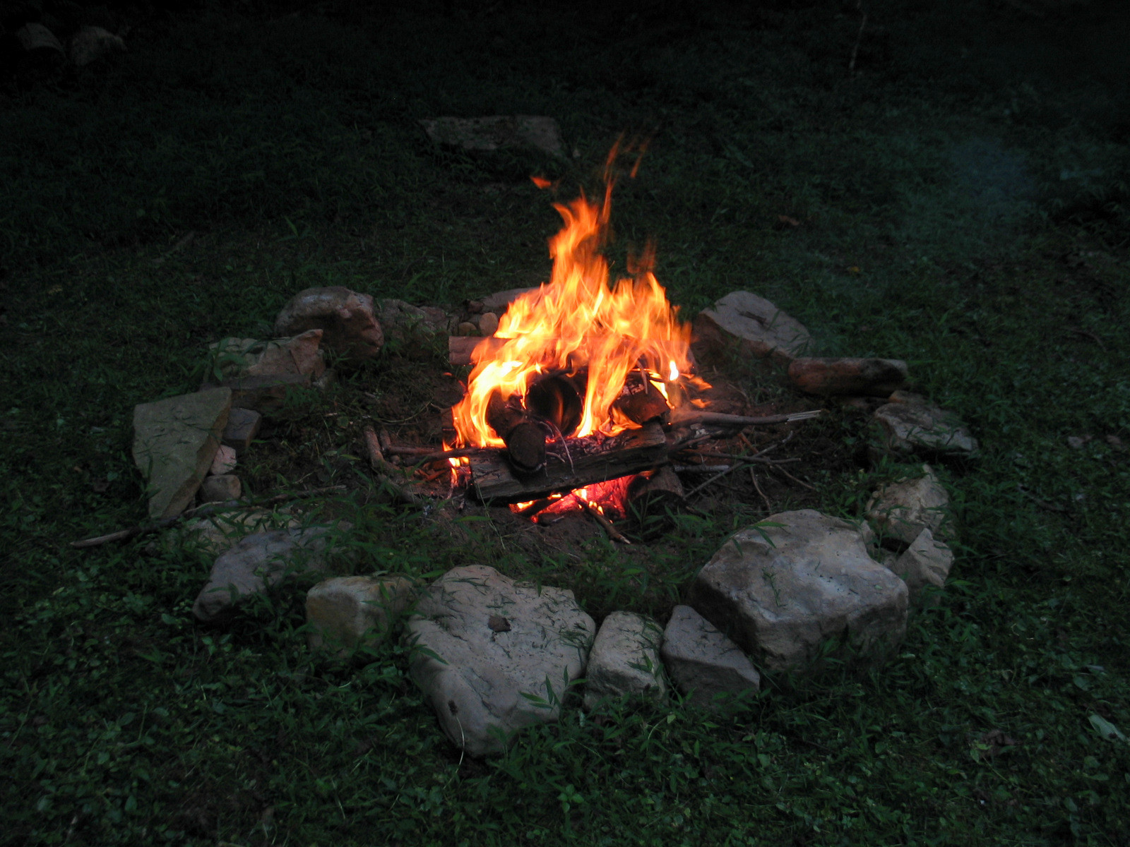 Backyard Camp Fire
 Campfire at High Alps – ordinary… mostly