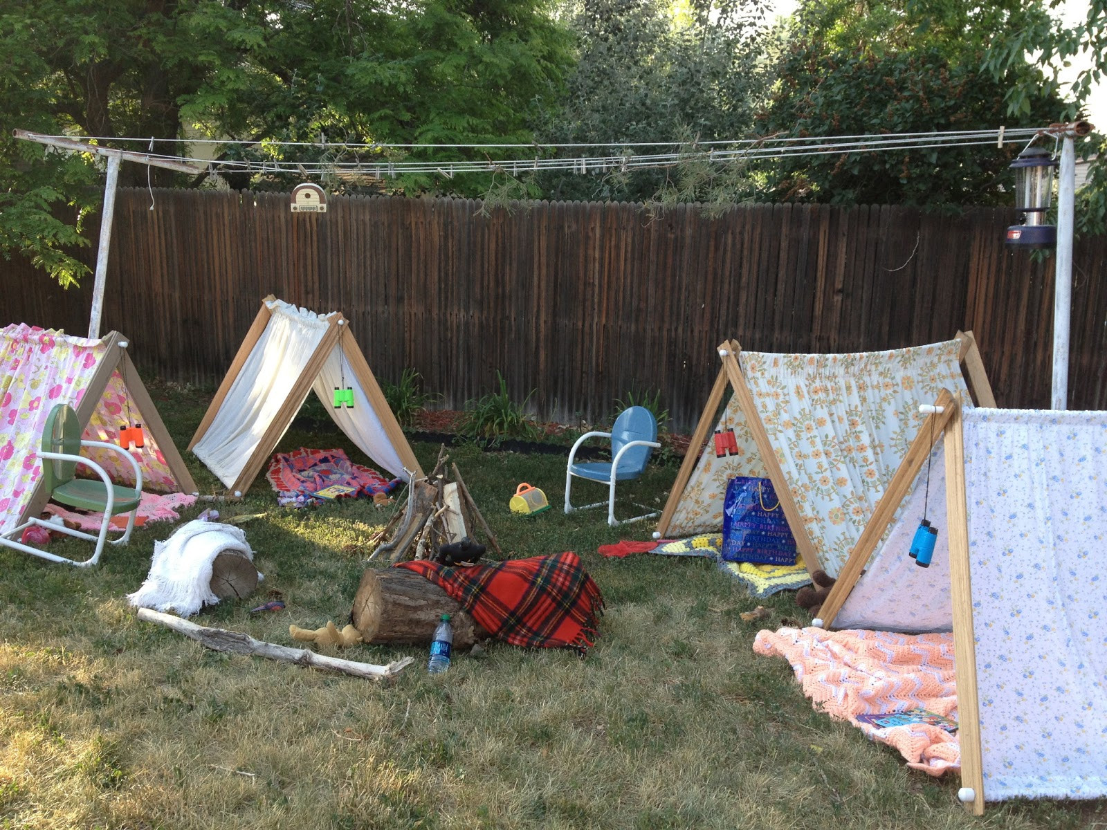 Backyard Camping Party
 Savvy Style Mindful Home Backyard Camping Party