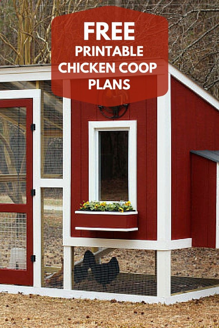 Backyard Chicken Coop Plans Free
 Build a Custom Chicken Coop with FREE Printable Plans from