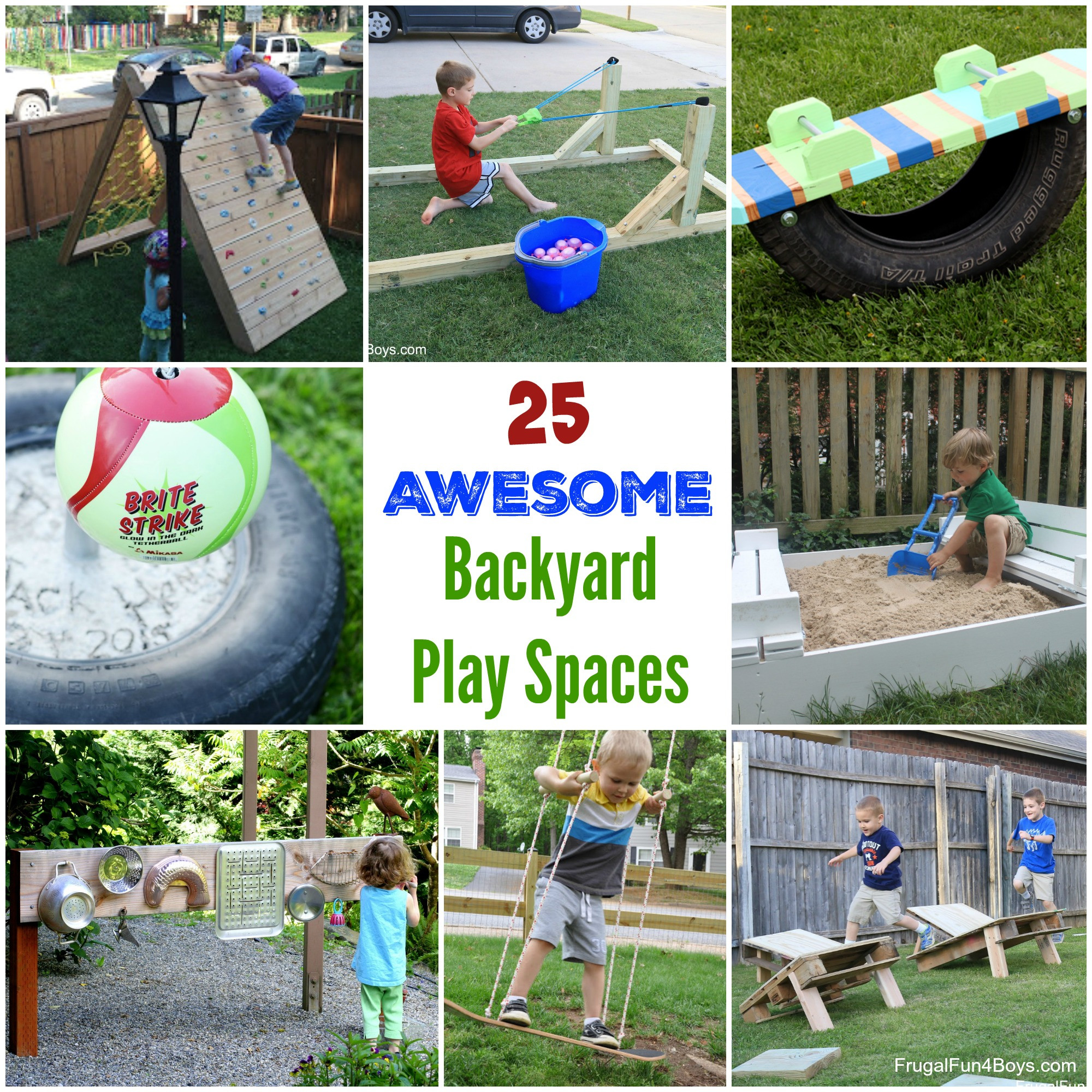 Backyard Children'S Play Equipment
 25 Awesome Backyard Play Spaces – Build climbing