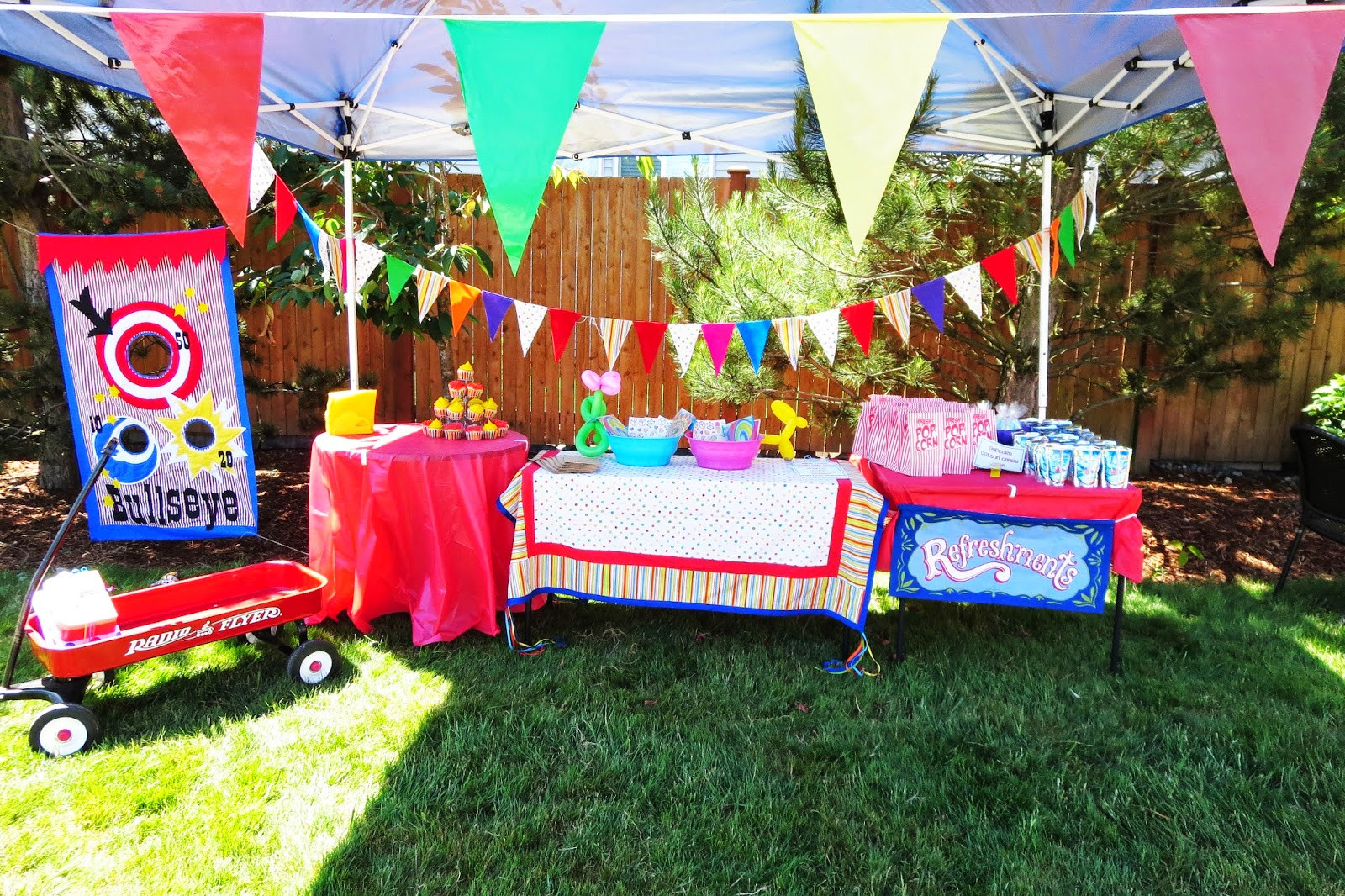 Backyard Circus Party Ideas
 Seriously Sabrina DIY backyard CARNIVAL Party Emily s