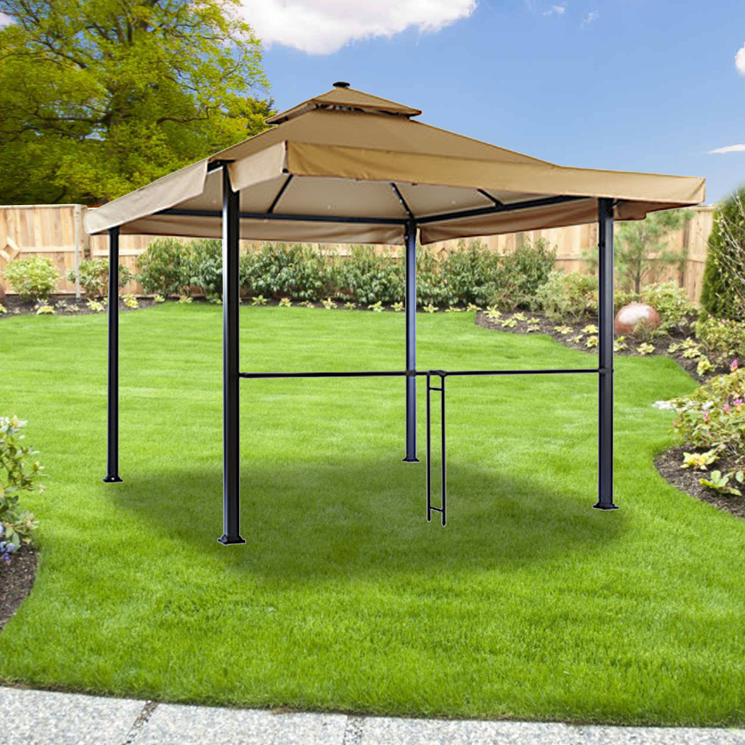 Backyard Creations Gazebo Reviews
 Replacement Canopy for BC Awning Gazebo Riplock 350