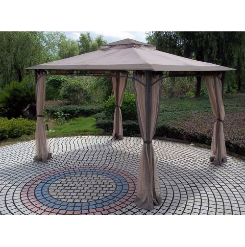 Backyard Creations Gazebo Reviews
 Replacement Canopy for Wind Resistant Gazebo Garden Winds