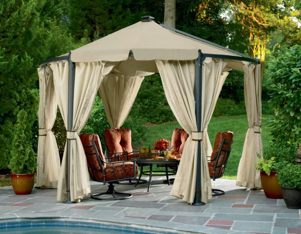 Backyard Creations Gazebo Reviews
 Garden Oasis Pergola Deluxe Shaded Canopy Reviews