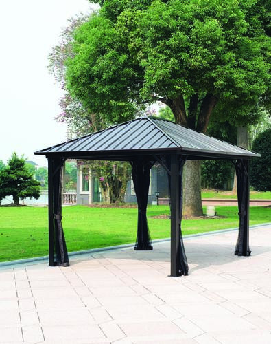 Backyard Creations Gazebo Reviews
 Gazebo Metal Roof Home Ideas