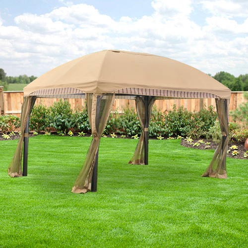 Backyard Creations Menards
 Menards Domed Gazebo Replacement Canopy RipLock 350