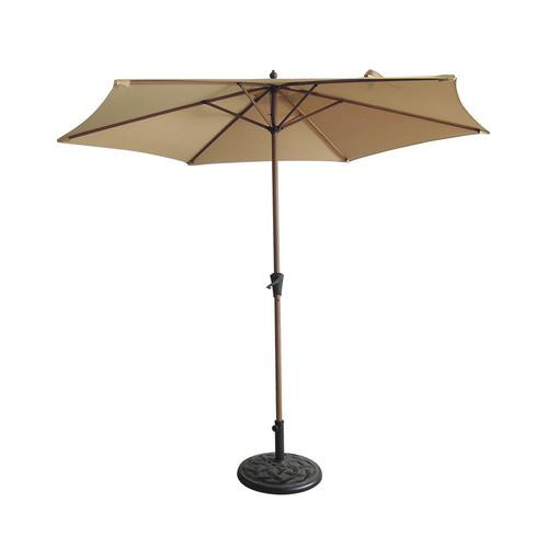 Backyard Creations Umbrella
 Backyard Creations 9 Woodgrain Market Umbrella