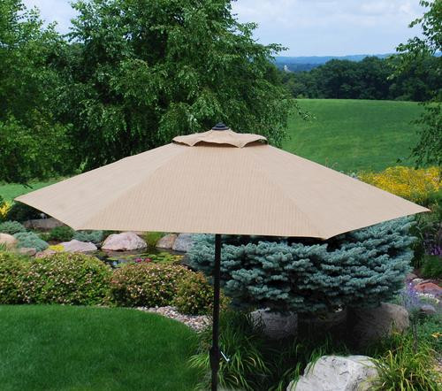 Backyard Creations Umbrella
 Backyard Creations™ Belvedere Umbrella at Menards