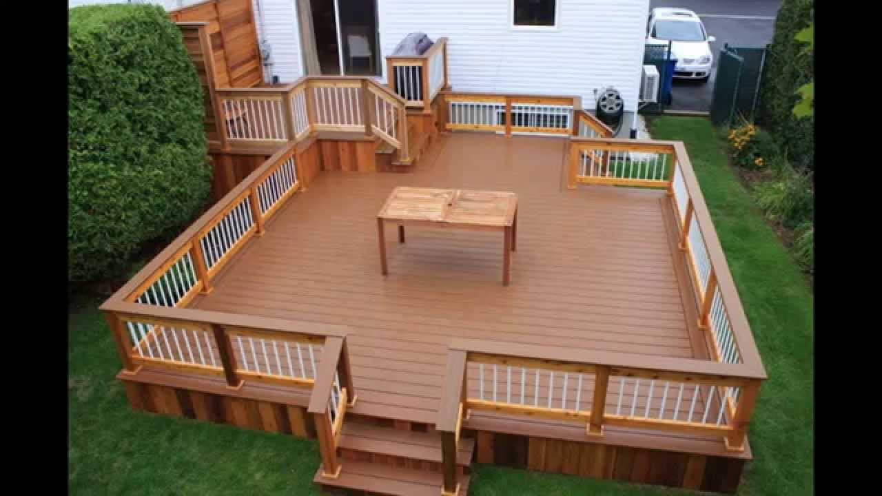 Backyard Deck Design
 Creative home Patio decks