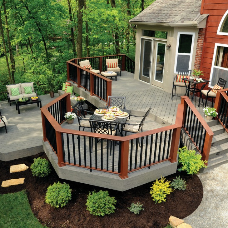 Backyard Decks Images
 20 Ground Level Deck Designs Idea