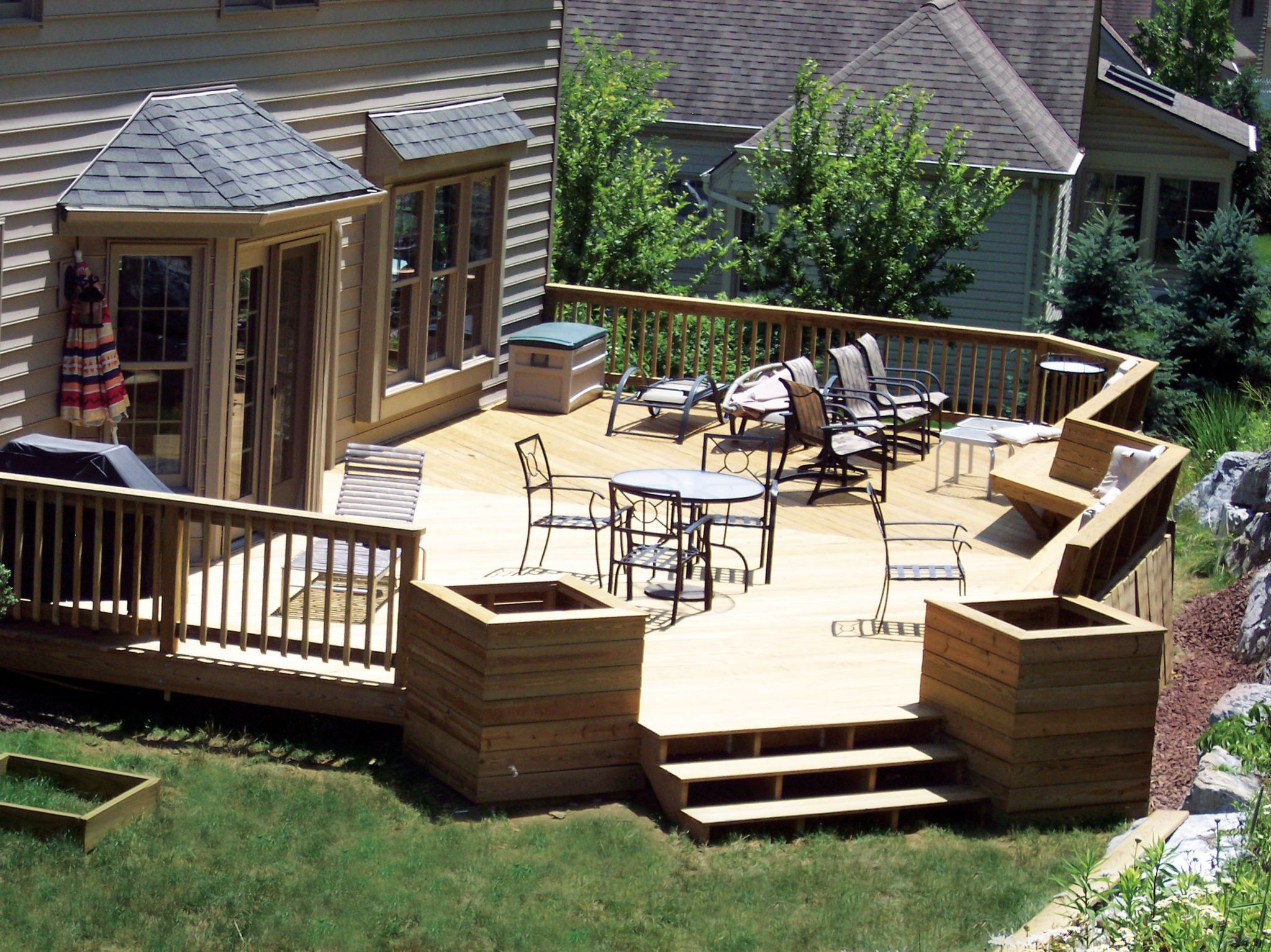 Backyard Decks Images
 Deck Decorating Ideas as What Make Pleasure Affordably