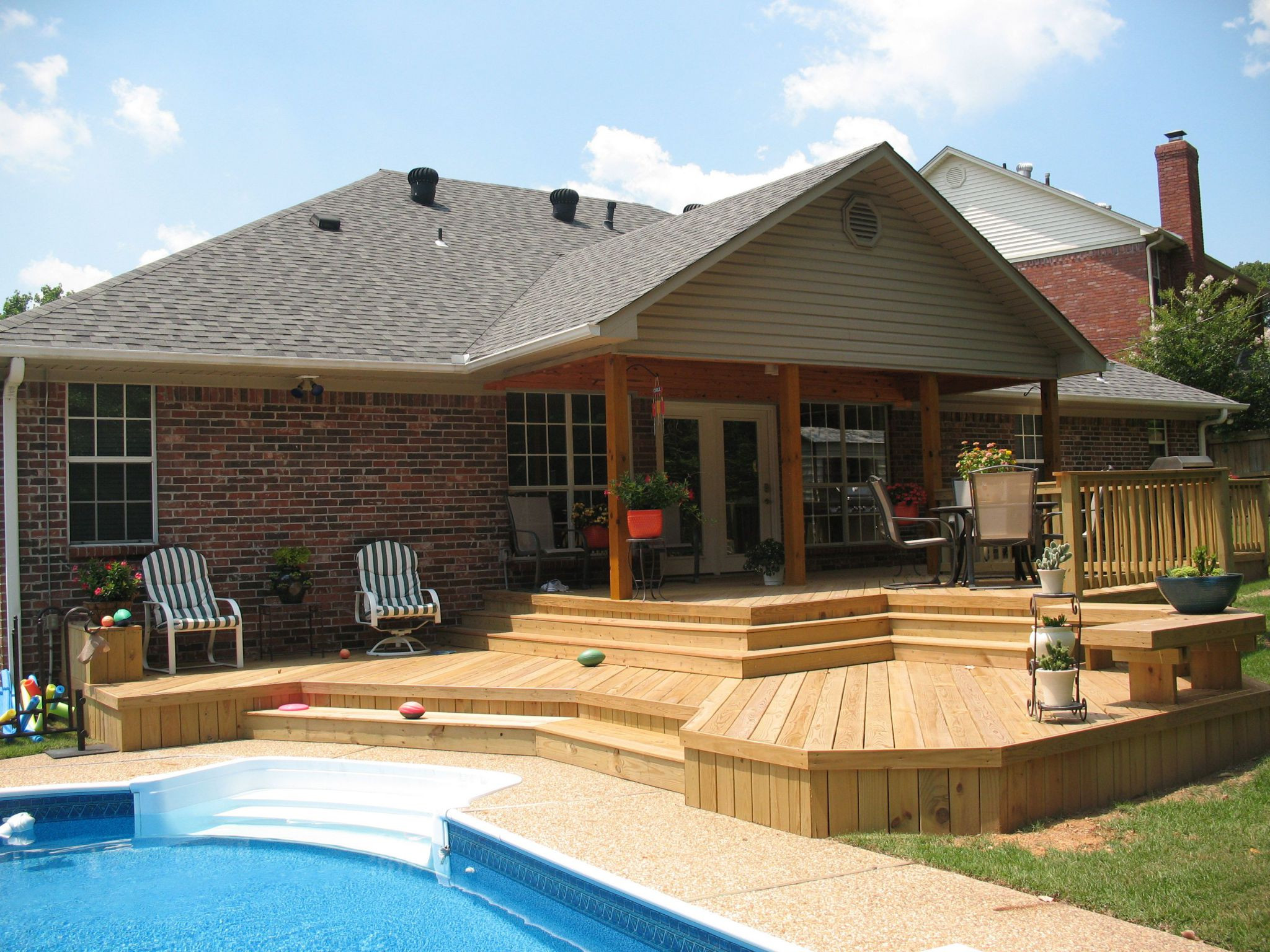 Backyard Decks Images
 Nice Backyard Deck Ideas to Increase Your House Selling