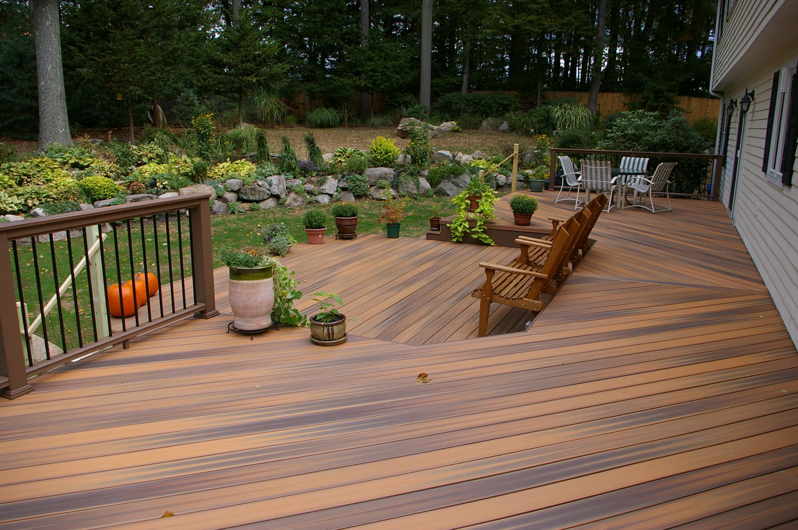 Backyard Decks Images
 Fiberon Two Level Deck