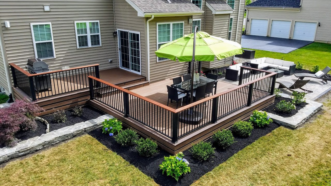 Backyard Decks Images
 Full Backyard Renovation Deck Patio and Landscaping