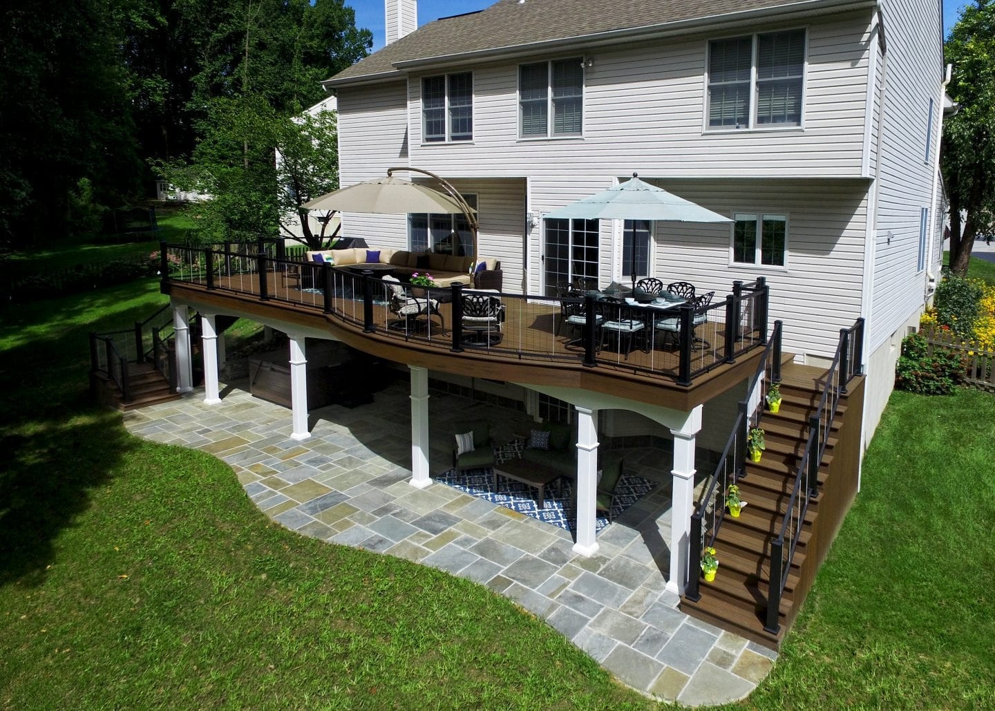 Backyard Decks Images
 Backyard Patio Builders Covered Patios