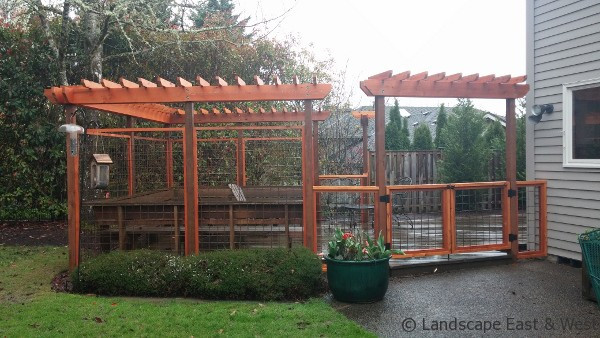 Backyard Dog Runs Ideas
 Pet friendly Portland Landscaping Designs