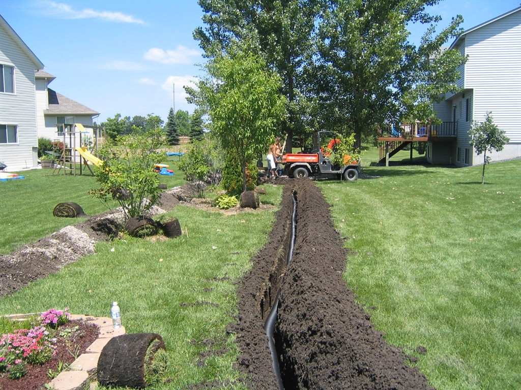 Backyard Drainage Pipe
 Diversified Drainage Plymouth MN