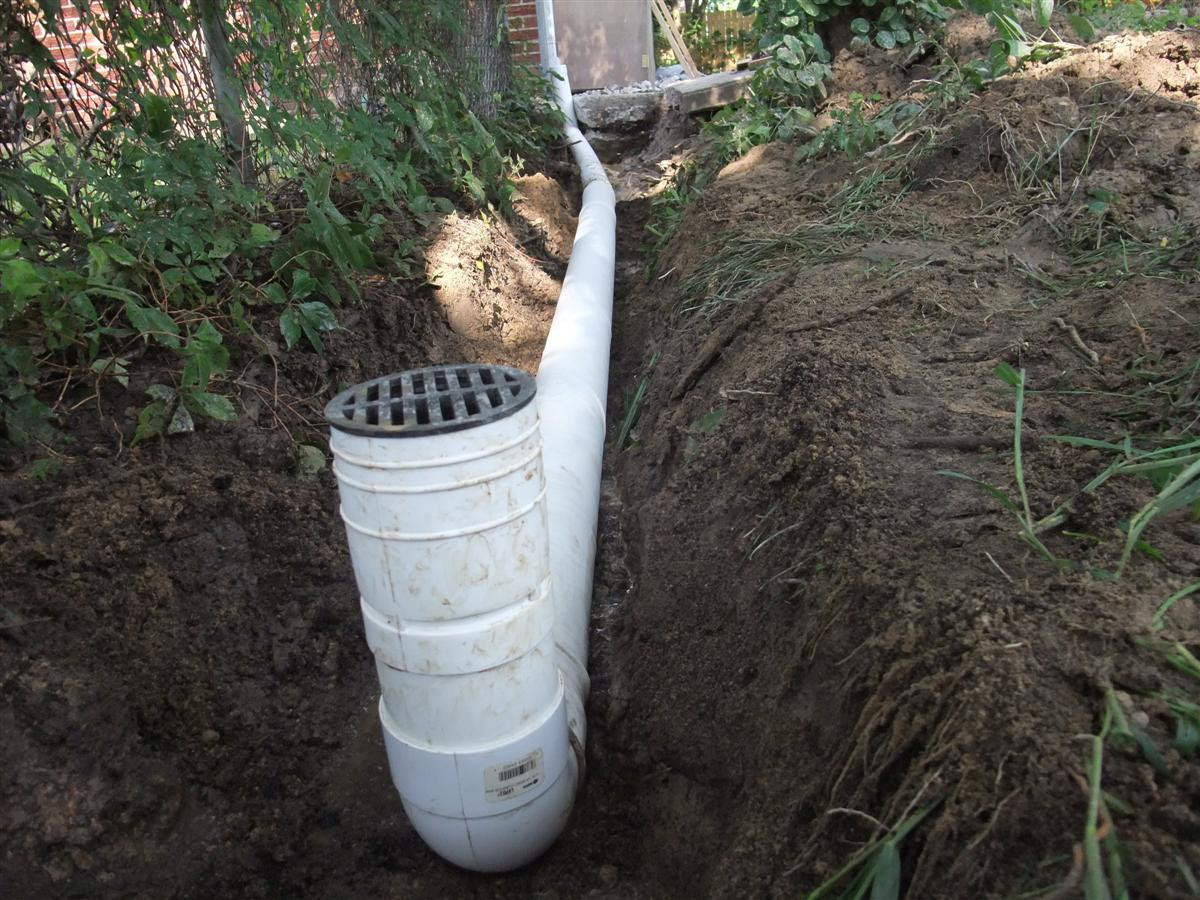 Backyard Drainage Pipe
 Drain Pipe 2