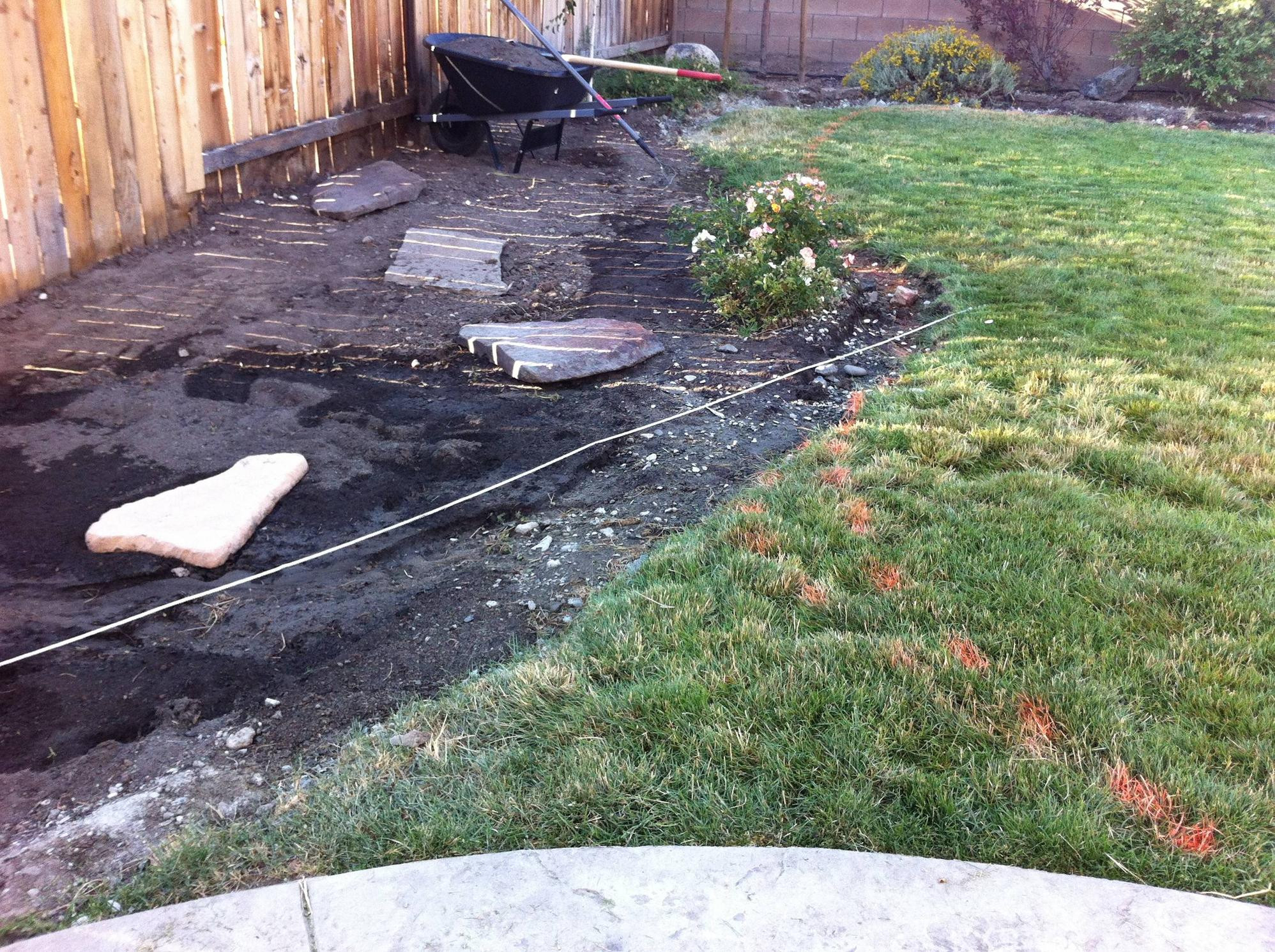 Backyard Drainage Pipe
 drainage How can I drain lawn with very little slope