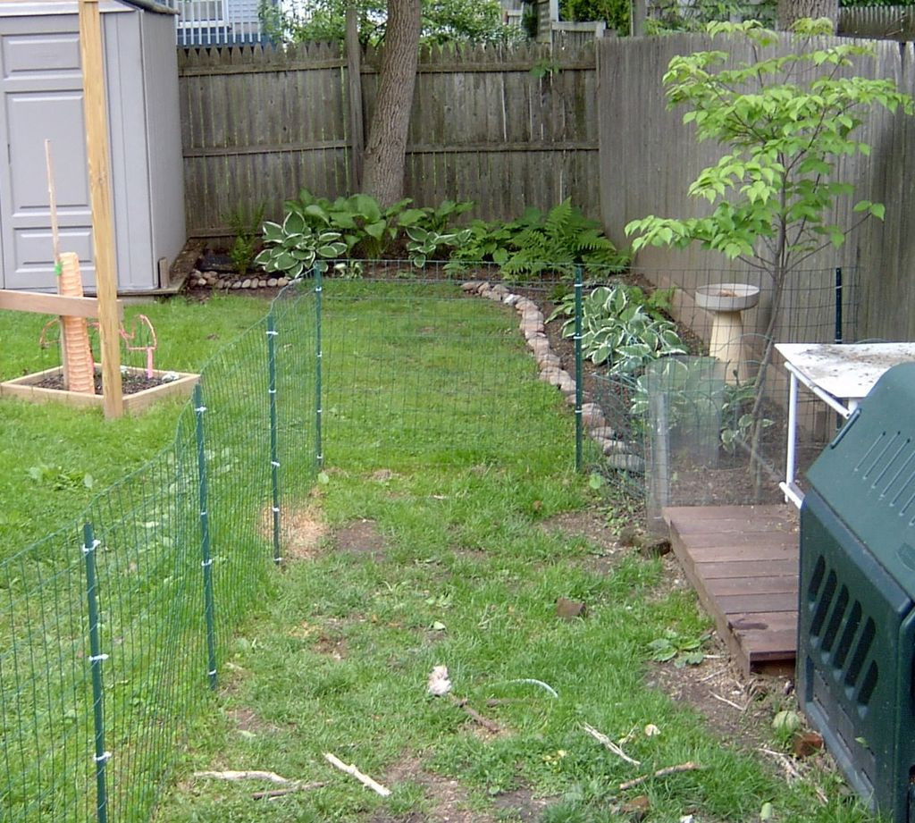 Backyard Fence For Dogs
 Dog Fence and Deck 8 Steps Instructables