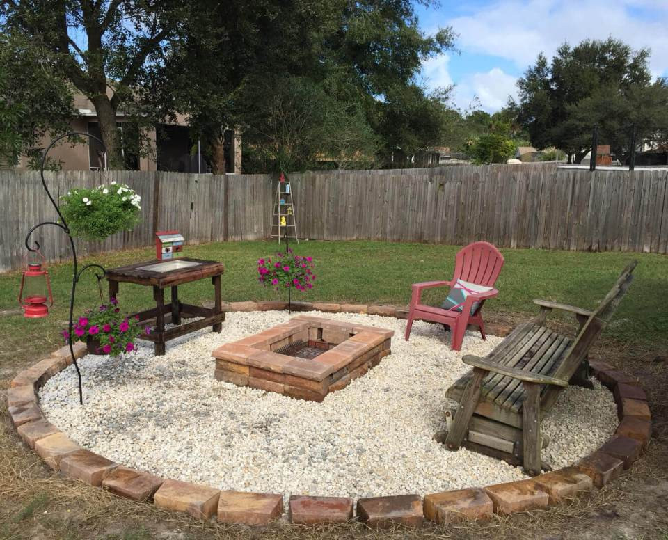 Backyard Fire Pit Area
 31 Cheap DIY Firepit Area Ideas For Outdoor Stone Metal