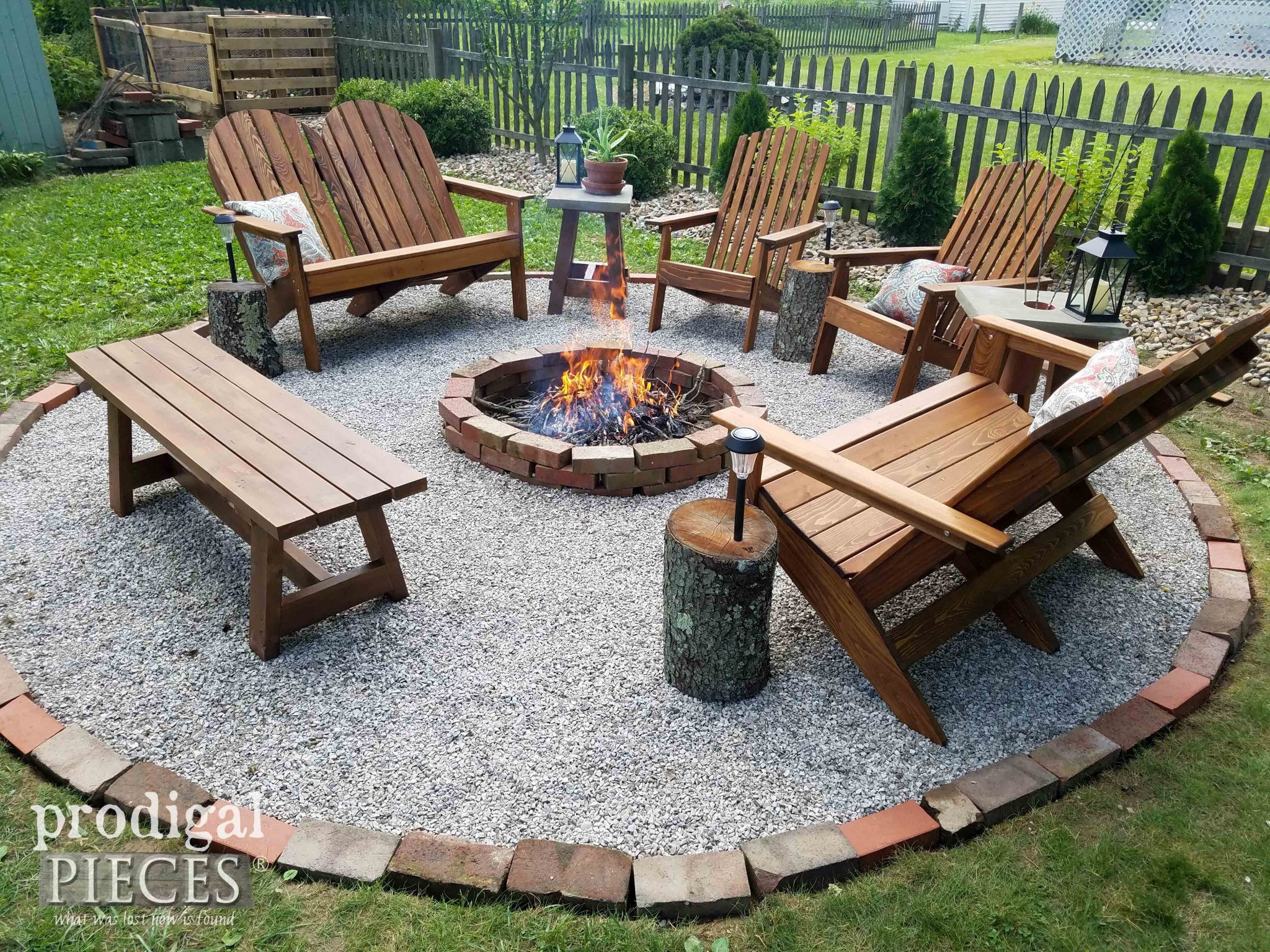 Backyard Fire Pit Area
 DIY Fire Pit Backyard Bud Decor Prodigal Pieces