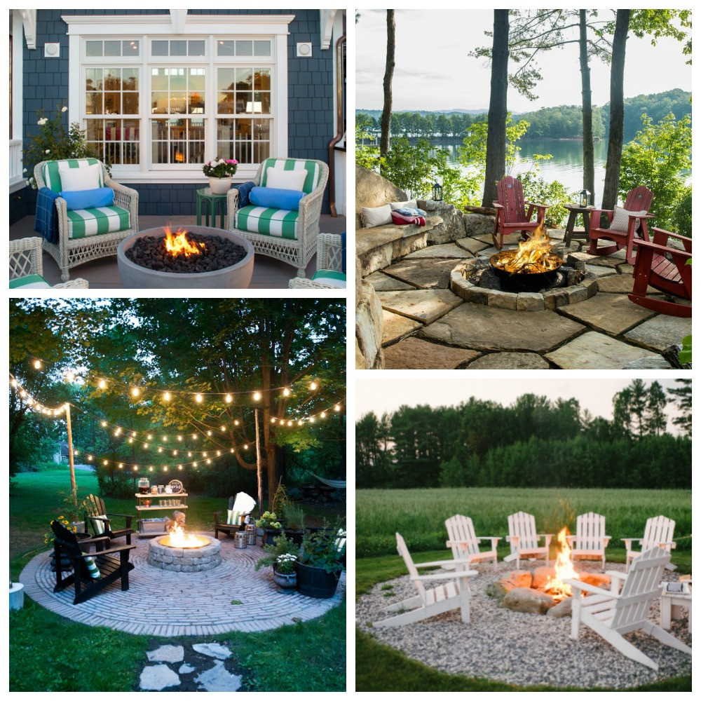 Backyard Fire Pit Area
 Stunning & Inspiring Outdoor Fire Pit Areas The Happy Housie