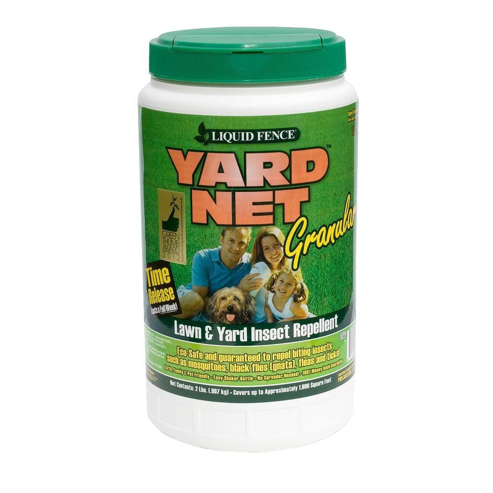 Backyard Fly Repellent
 Liquid Fence Yard Net 2 lb Insect Repellent Granules HG