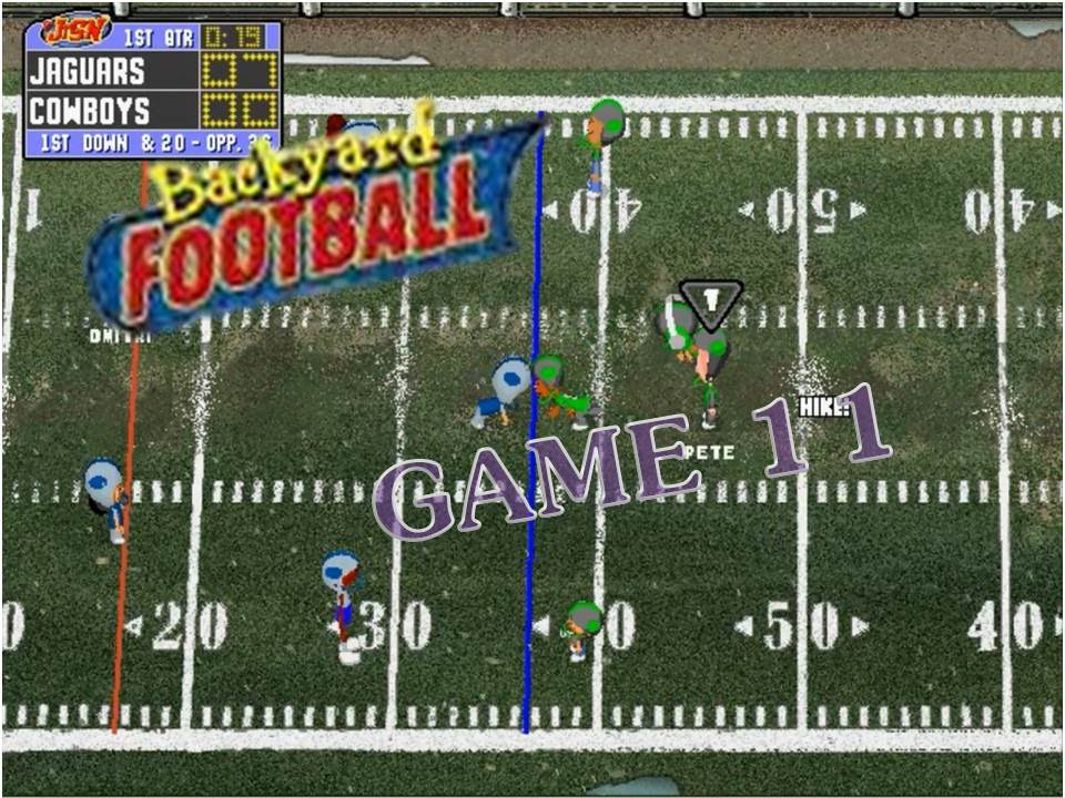 Backyard Football 1999
 Backyard Football 1999 PC Game 11 Dallas Dunderheads