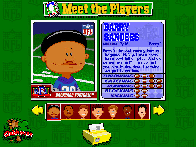 Backyard Football 1999
 Download Backyard Football Windows My Abandonware