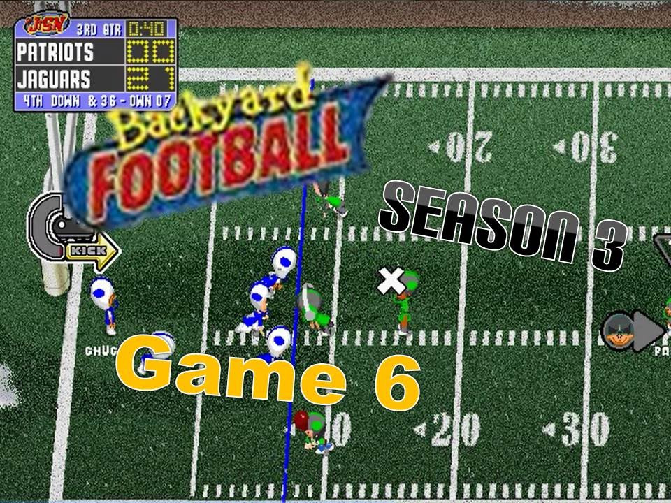 Backyard Football 1999
 Backyard Football 1999 PC SEASON 3 Game 6