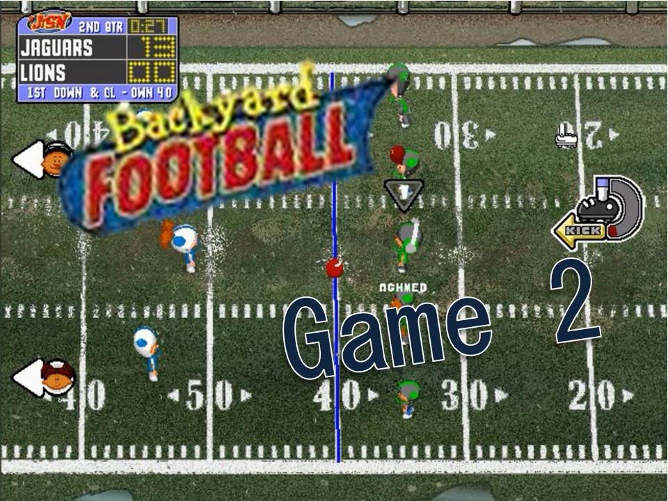 Backyard Football 1999
 Backyard Football 1999 PC Game 2 Who s the King of the