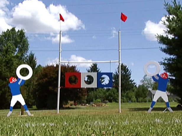 Backyard Football Goal Post
 Backyard football goal post