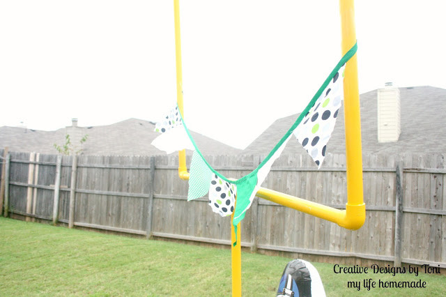 Backyard Football Goal Post
 my life homemade DIY Backyard Football Practice Goal Post