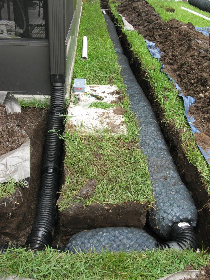 Backyard French Drain
 137 best images about Drainage Ideas on Pinterest