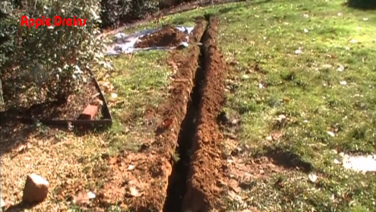 Backyard French Drain
 Wet Yard Solutions The French Drain