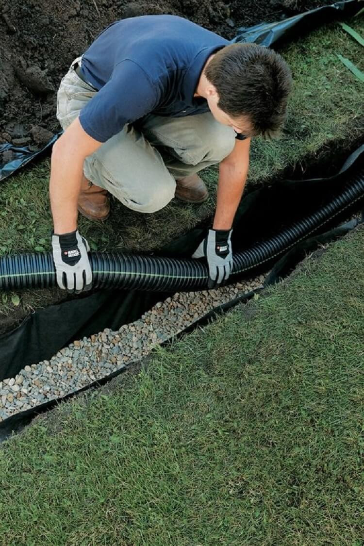 Backyard French Drain
 How to Install a French Drain in 10 Easy Steps