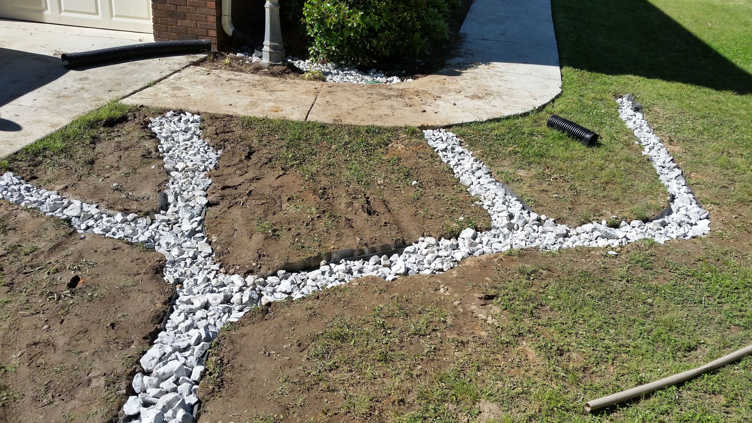 Backyard French Drain
 Install French Drain In Yard