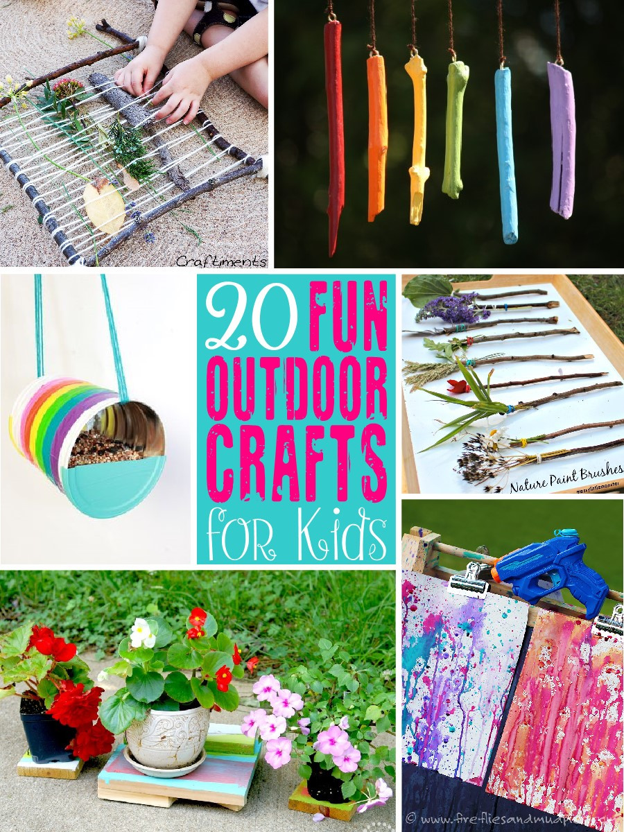 Backyard Fun For Kids
 20 Fun Outdoor Craft Ideas for Kids The Scrap Shoppe