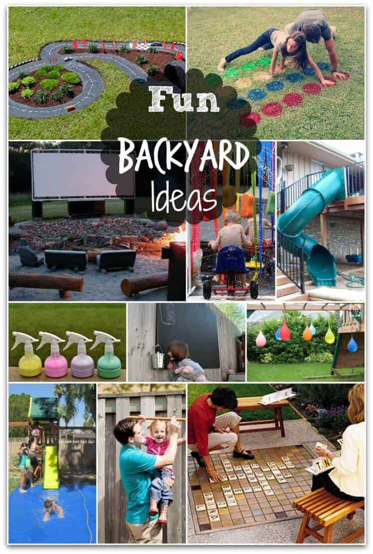 Backyard Fun For Toddlers
 Fun Backyard Ideas these DIY ideas will make summertime