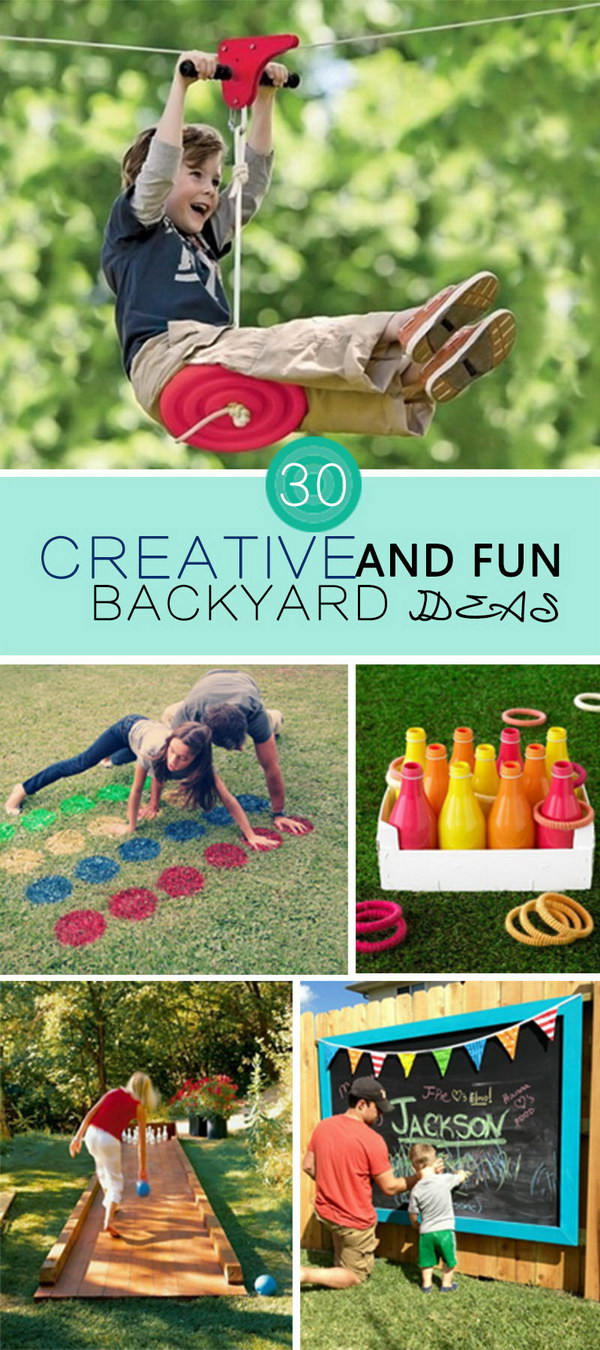 Backyard Fun For Toddlers
 30 Creative and Fun Backyard Ideas Hative