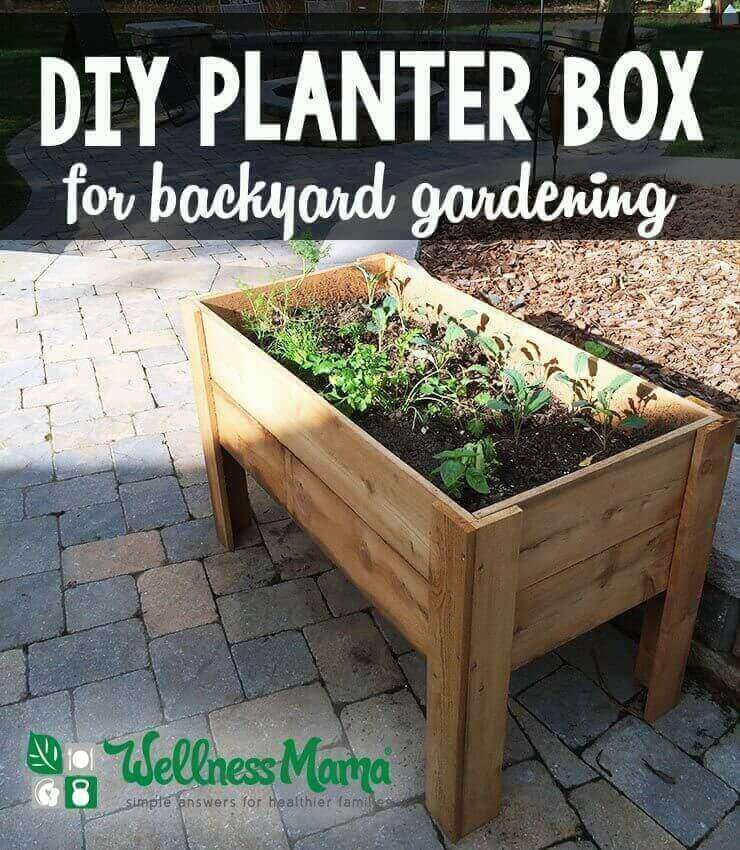 Backyard Garden Box
 DIY Planter Box Tutorial for Patio or Balcony