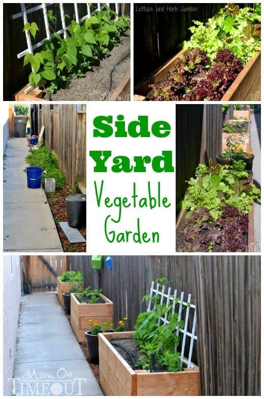 Backyard Garden Box
 Side Yard Ve able Garden Small Space Solutions Mom