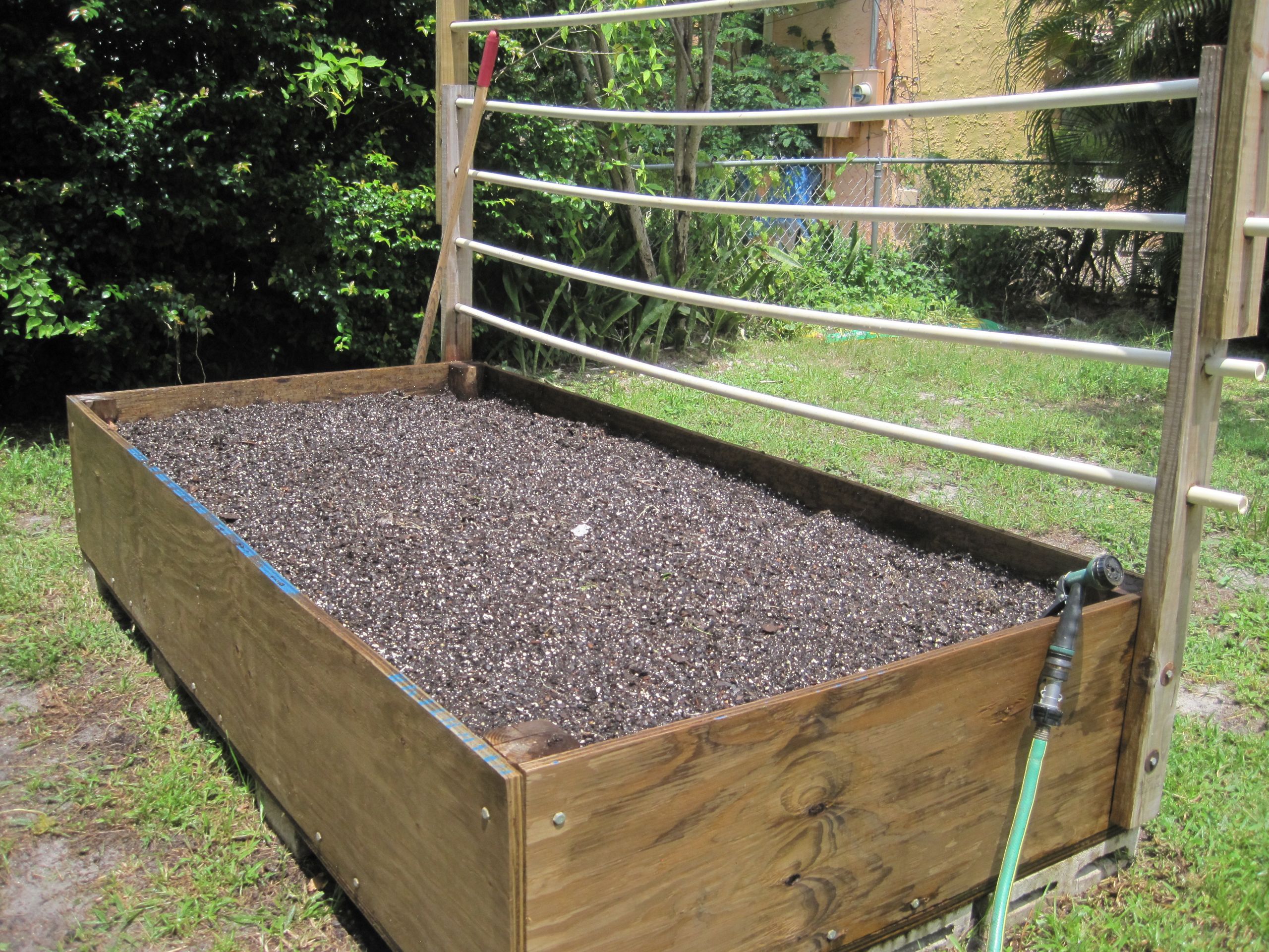 Backyard Garden Box
 Soil Solarization for Raised Gardens