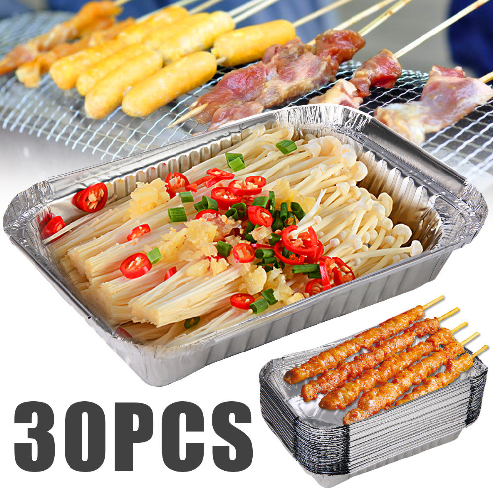 Backyard Grill Parts Drip Tray
 Mayitr 30pc Disposable BBQ Drip Pans Aluminum Foil Grease