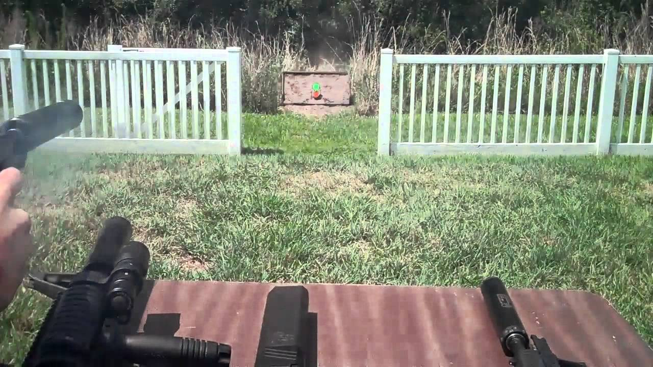 Backyard Gun Range
 Backyard backstop test