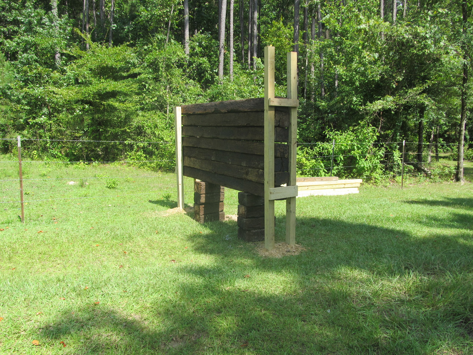 Backyard Gun Range
 Backstop for Pistol Range Home