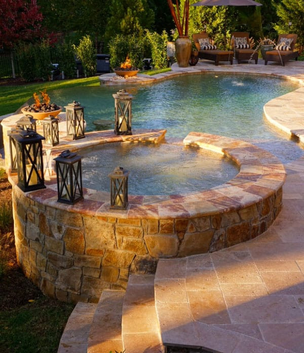 Backyard Hot Tub
 47 Irresistible hot tub spa designs for your backyard